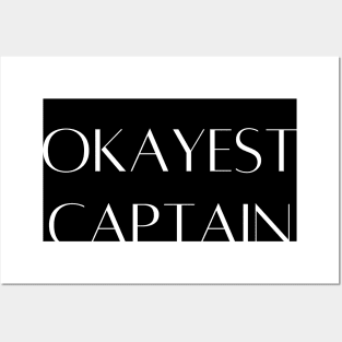 World okayest captain Posters and Art